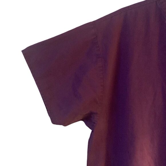 Pre Owned Women’s Dickies Scrub Scrubs Top Purple Size Lg Professional Comfort - Picture 6 of 12